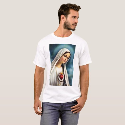 Tadelloses Herz von Mary T-Shirt (Vorne ganz)