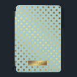 Tadelloses Imitat-Goldfolien-Polka-Punkt-Muster iPad Mini Hülle<br><div class="desc">Girly und schicker Tupfenmusterentwurf.</div>