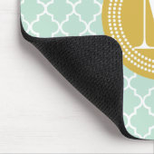 Tadelloses marokkanisches Fliesen-Gitter Mousepad (Ecke)
