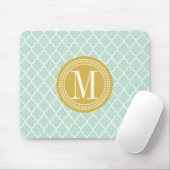 Tadelloses marokkanisches Fliesen-Gitter Mousepad (Mit Mouse)
