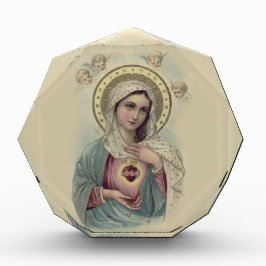 Tadelloses und trauriges Herz der Jungfrau Mary Fotoblock