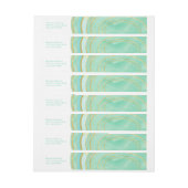 Tadelloses Verpackungs-Adressen-Etikett des Rundum-Adressaufkleber (Bogen)