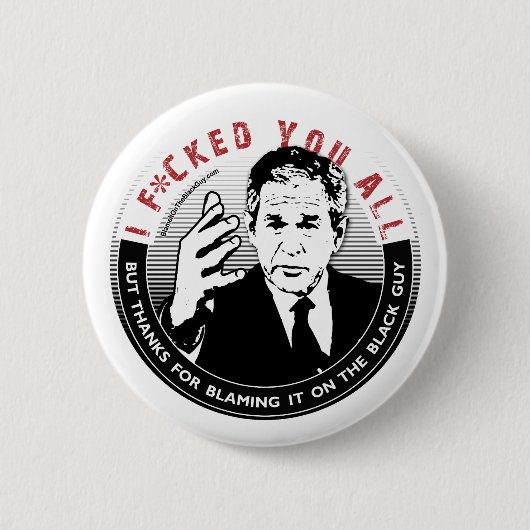 Tadeln es auf dem schwarzen Typ-Knopf Button (Vorderseite)