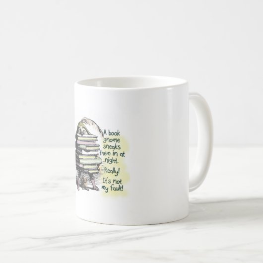 Tadeln Sie es auf dem BuchGnome Kaffeetasse (VorderseiteRechts)