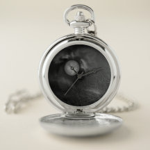 Tadeln Sie es auf der Mond-Taschen-Uhr