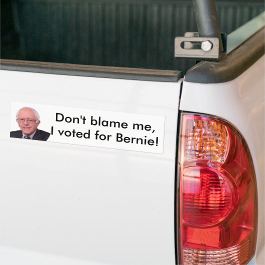 Tadeln Sie mich nicht, den ich für Bernie wählte! Autoaufkleber (Auf Lkw)