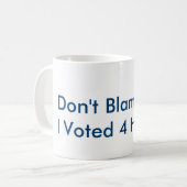 Tadeln Sie mich nicht Tasse! Kaffeetasse (Vorderseite Links)