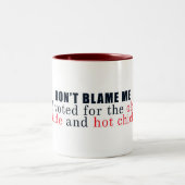 Tadeln Sie mich nicht Zweifarbige Tasse (Mittel)