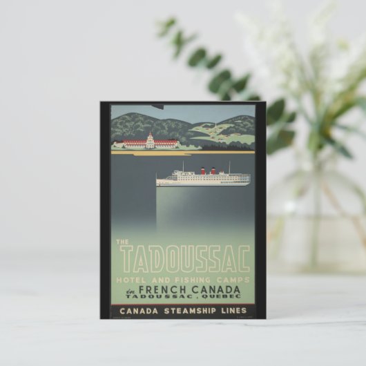 Tadoussac Postkarte (Stehend Vorderseite)