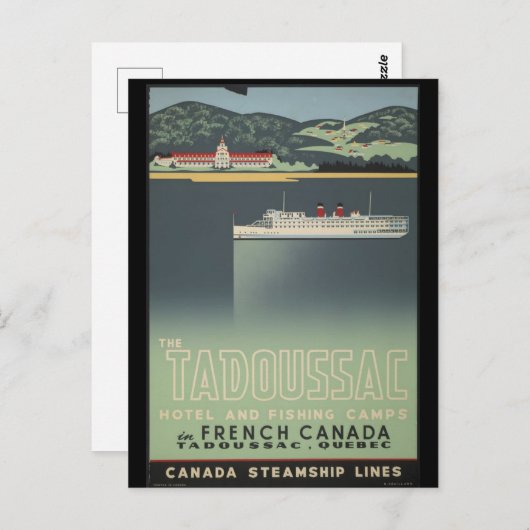 Tadoussac Postkarte (Vorne/Hinten)