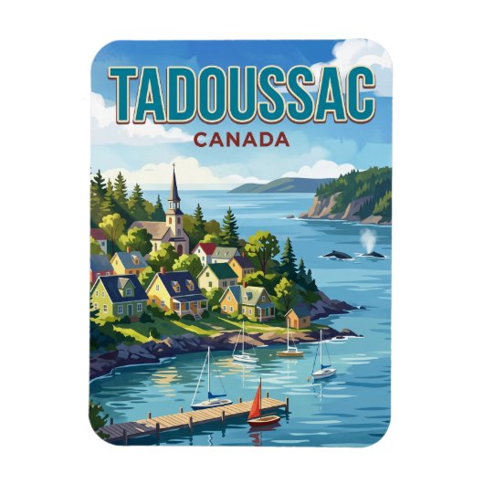 Tadoussac, Quebec, Kanada Kanada Magnet (Vertikal)