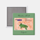 Tadpole Haiku Art Magnet (Vorderseite/Rückseite)