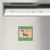 Tadpole Haiku Art Magnet (In Situ (Geschirrspüler))