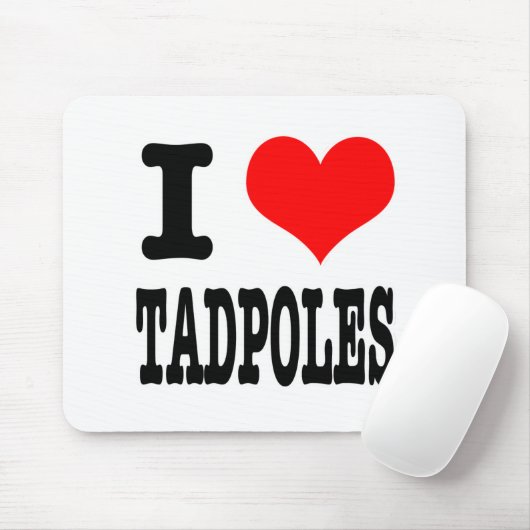 TADPOLEN IM HERZEN (LIEBE) MOUSEPAD (Mit Mouse)