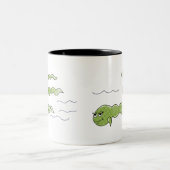 Tadpoles Zweifarbige Tasse (Mittel)