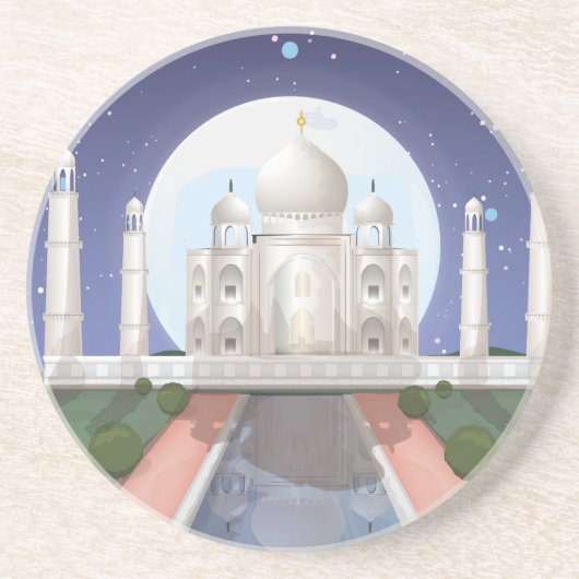 Tadsch Mahal Getränkeuntersetzer (Vorne)