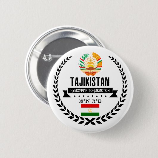Tadschikistan Button (Vorne & Hinten)