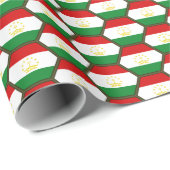 Tadschikistan Flag Honeycomb Wrapping Paper Geschenkpapier (Rolleneckpunkt)