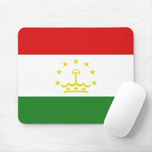 Tadschikistan Flag Mousepad (Mit Mouse)