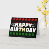 Tadschikistan Flag Patriotic Birthday Karte (Gelbe Blume)