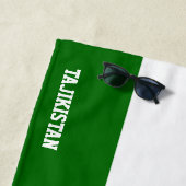 Tadschikistan Flag Splendid Patriotic Strandtuch (Beispiel)