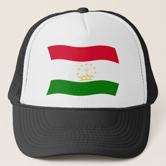 Tadschikistan-Flag Truckerkappe (Vorderseite)
