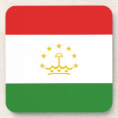 Tadschikistan Flag-Untersetzer Untersetzer (Vorderseite)