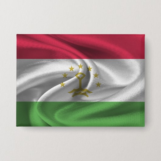 Tadschikistan-Flagge-Button Button (Vorderseite)