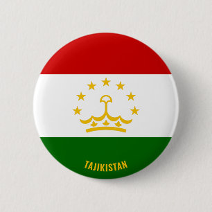 Tadschikistan Flagge Charming Patriotic Button