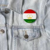 Tadschikistan Flagge Charming Patriotic Button (Beispiel)