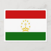 Tadschikistan - Flagge - Postkarte (Vorderseite)