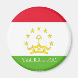 Tadschikistan-Flaggenandenkenmagnet Magnet