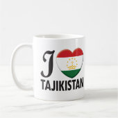 Tadschikistan-Liebe Kaffeetasse (Links)