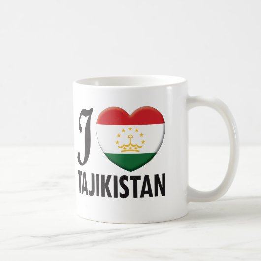Tadschikistan-Liebe Kaffeetasse (Rechts)