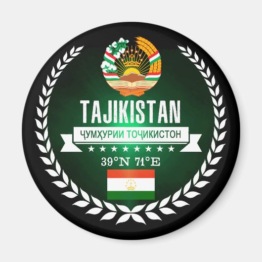 Tadschikistan Magnet (Vorne)
