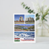 Tadschikistan - Mosaik - Postkarte (Stehend Vorderseite)