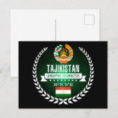 Tadschikistan Postkarte (Vorne/Hinten)