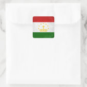 Tadschikistan Quadratischer Aufkleber (Tasche)
