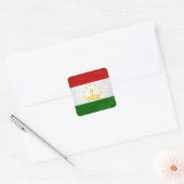 Tadschikistan Quadratischer Aufkleber (Umschlag)