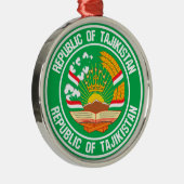 Tadschikistan Runde Emblem Ornament Aus Metall (Rechts)
