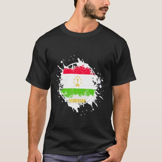 Tadschikistan Spritzer T-Shirt (Vorderseite)