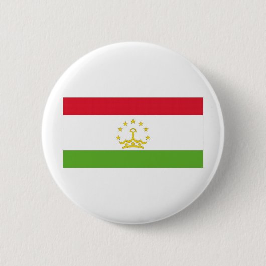 Tadschikistan-Staatsflagge Button (Vorderseite)