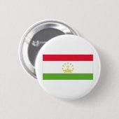 Tadschikistan-Staatsflagge Button (Vorne & Hinten)