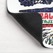 Tadschikistan Tadschik Australier Australien Baumw Mousepad (Ecke)