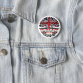 Tadschikistan Tadschikisch Britische Treuhandflagg Button (Beispiel)
