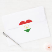 Tadschikistans Herzensticker Herz-Aufkleber (Umschlag)