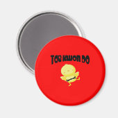 Tae Kwon Do chick Magnet (Vorderseite/Rückseite)