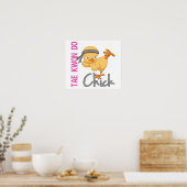 Tae Kwon Do Chick Poster (Küche)
