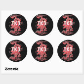 Tae Kwon Do Dragon Stickers (Blatt)