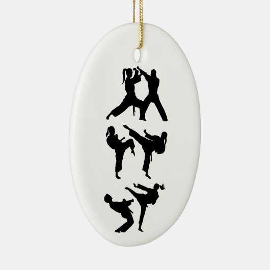 Tae Kwon-Do Keramik Ornament (Rechts)